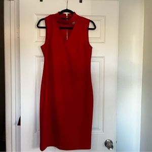 Calvin Klein red dress